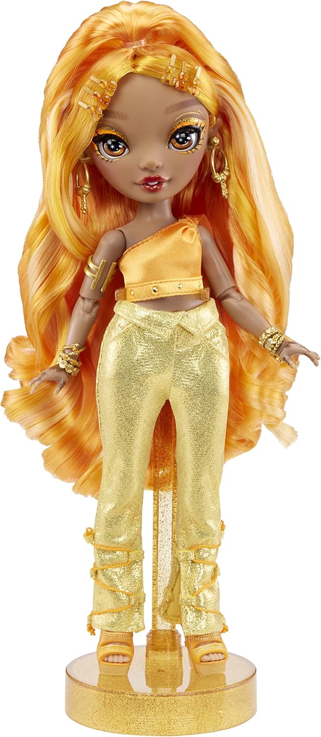 Meena Fleur - Rainbow High Fashion Doll-  (Saffron Gold) FuturArt Pozzuoli