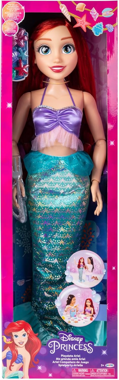 Disney Princess – Bambola Ariel 80 cm Articolata FuturArt Pozzuoli