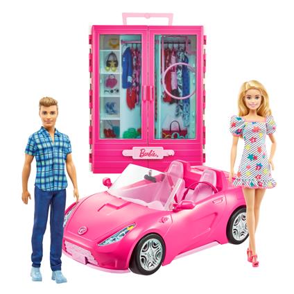 Mattel - Barbie e Ken Armadio ed auto dei sogni