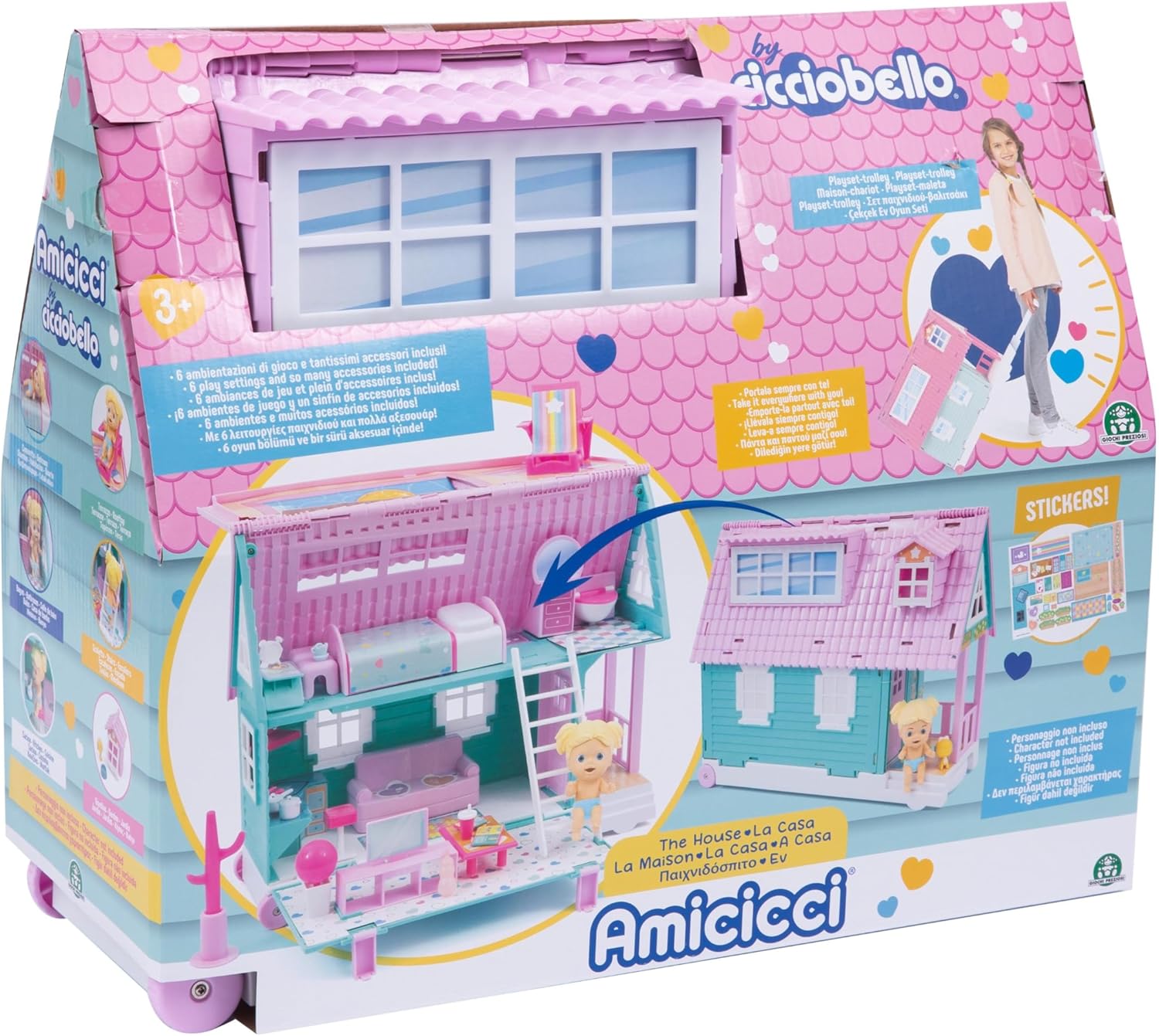 giochi preziosi - amicicci cicciobello casa trolley FuturArt Pozzuoli