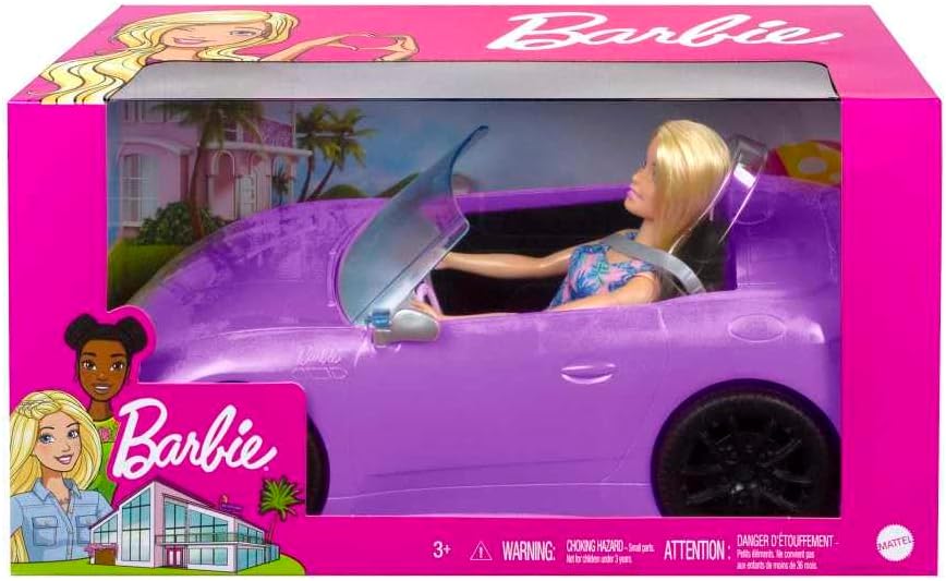 Mattel- Barbie decappottabile viola FuturArt Pozzuoli