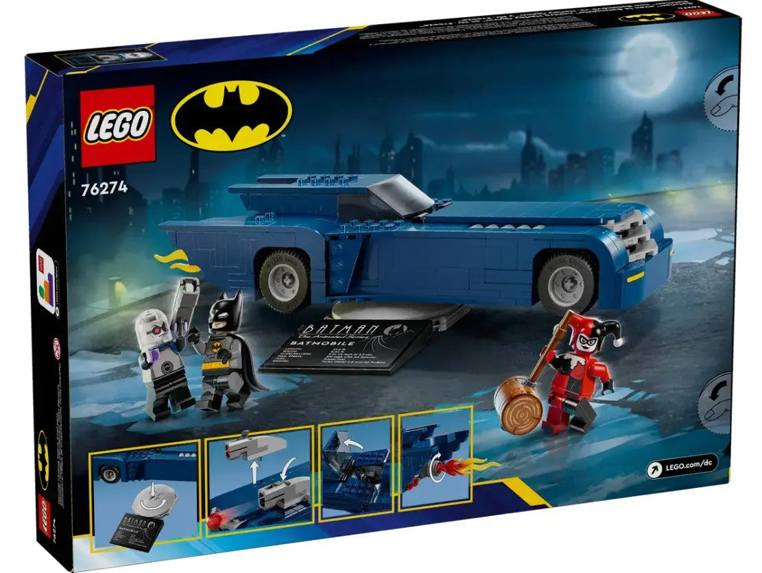 LEGO Batman – Batmobile con Batman vs Harley Quinn e Mr. Freeze (Set da Costruzione) FuturArt Pozzuoli