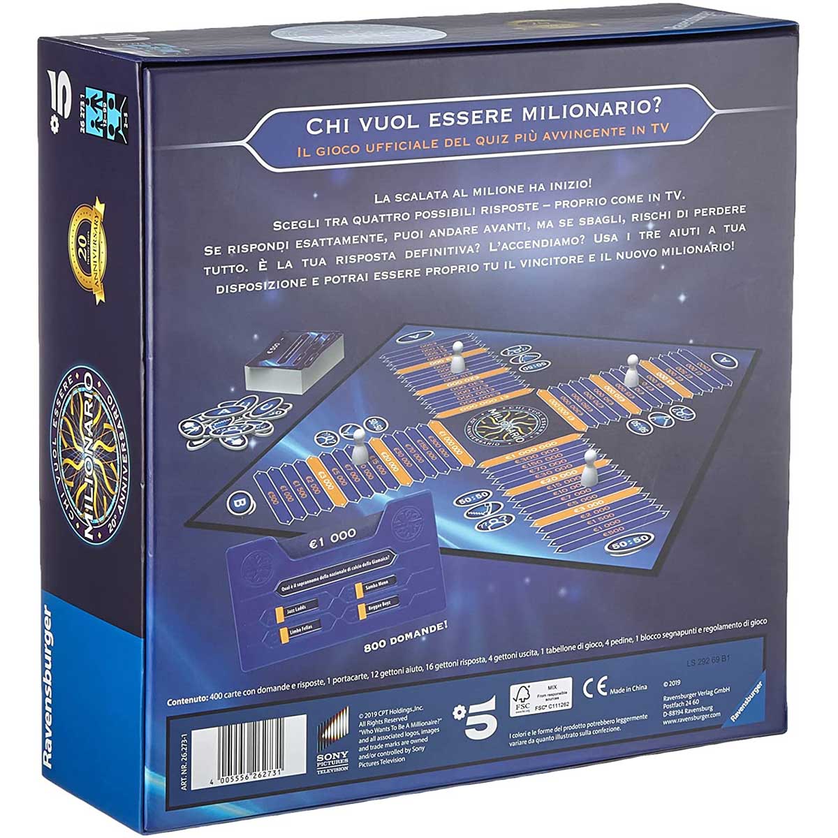 Ravensburger – Chi Vuol Essere Milionario (Gioco da Tavolo)