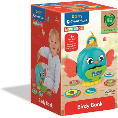 Clementoni - Montessori- L'uccellino salvadanaio