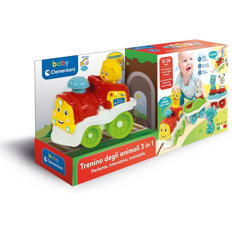 Clementoni - Trenino degli animali 3 in 1