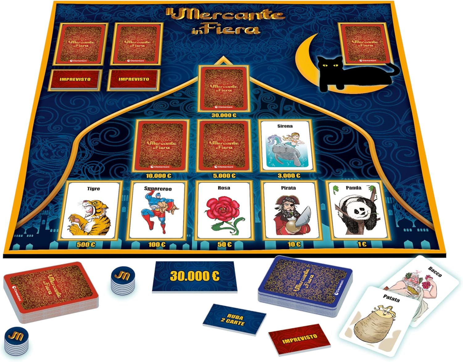 Clementoni – Mercante in Fiera Show TV (Gioco da Tavolo 8-99 Anni)