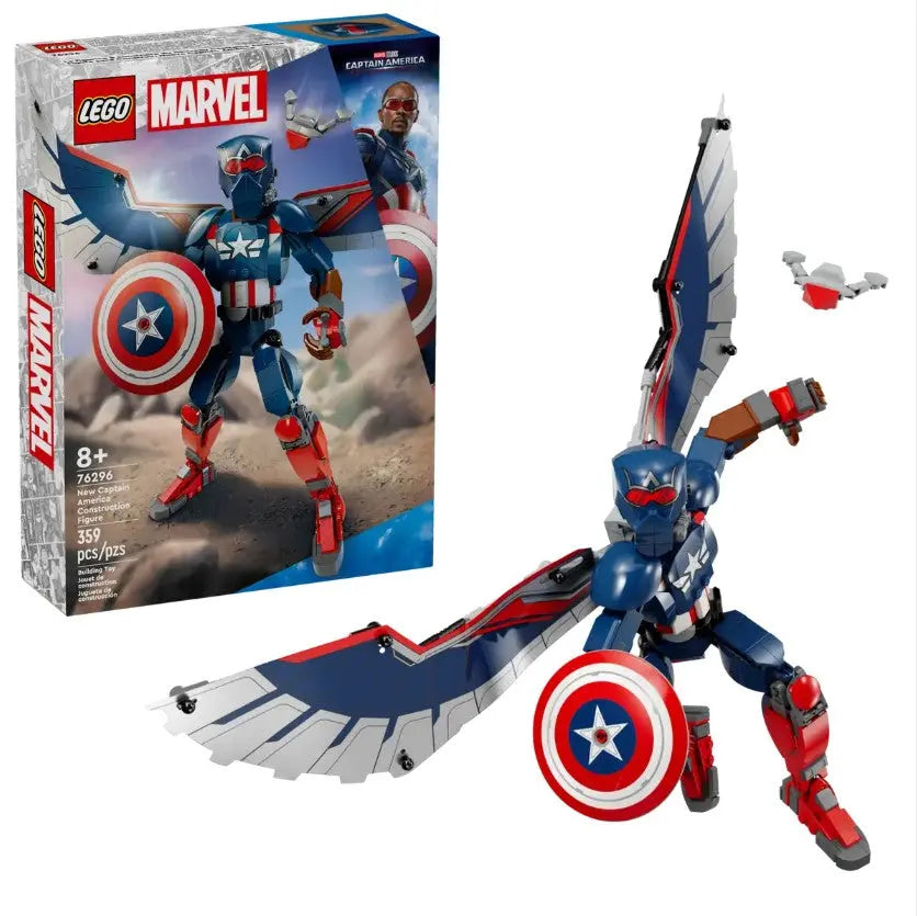 LEGO Marvel – Captain America Personaggio Costruibile (Set da Costruzione) FuturArt Pozzuoli