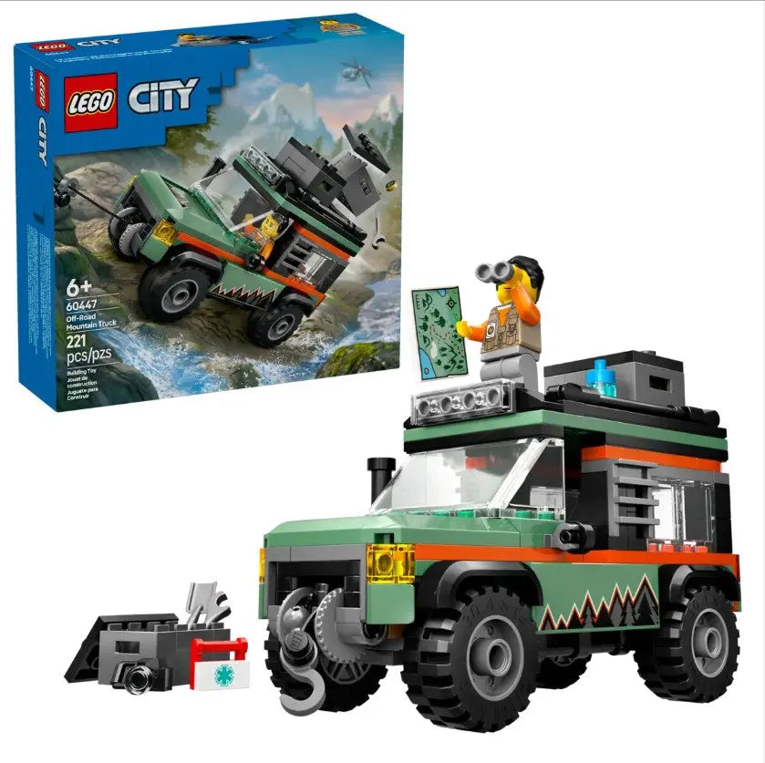 LEGO City – Fuoristrada di Montagna 4x4 (Set da Costruzione) FuturArt Pozzuoli