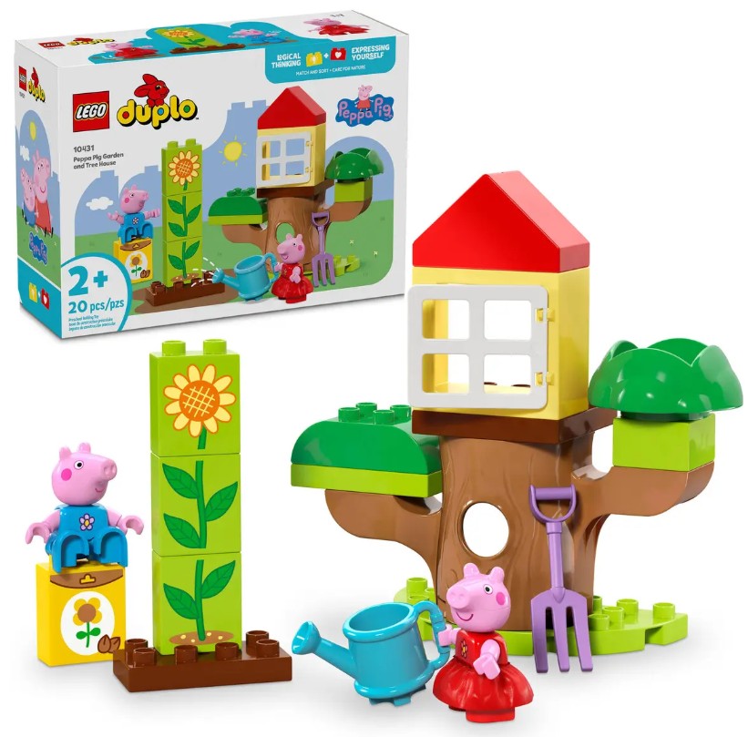 LEGO DUPLO – Il Giardino e la Casa sull’Albero di Peppa Pig (Set per Bambini) FuturArt Pozzuoli