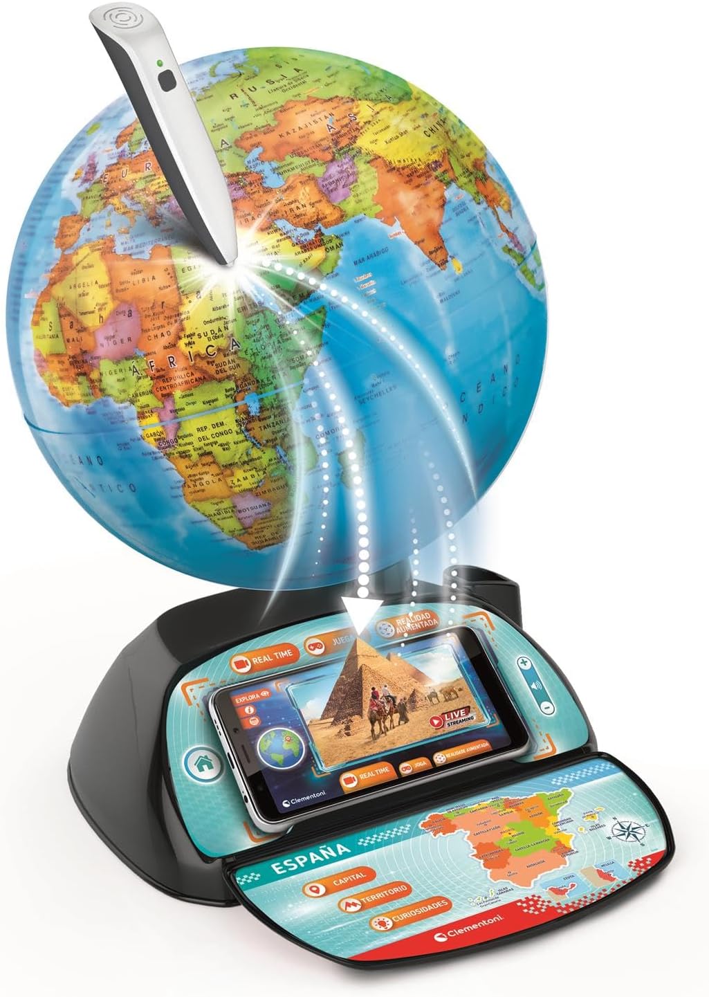 Clementoni Sapientino più - Mappamondo interattivo FuturArt Pozzuoli