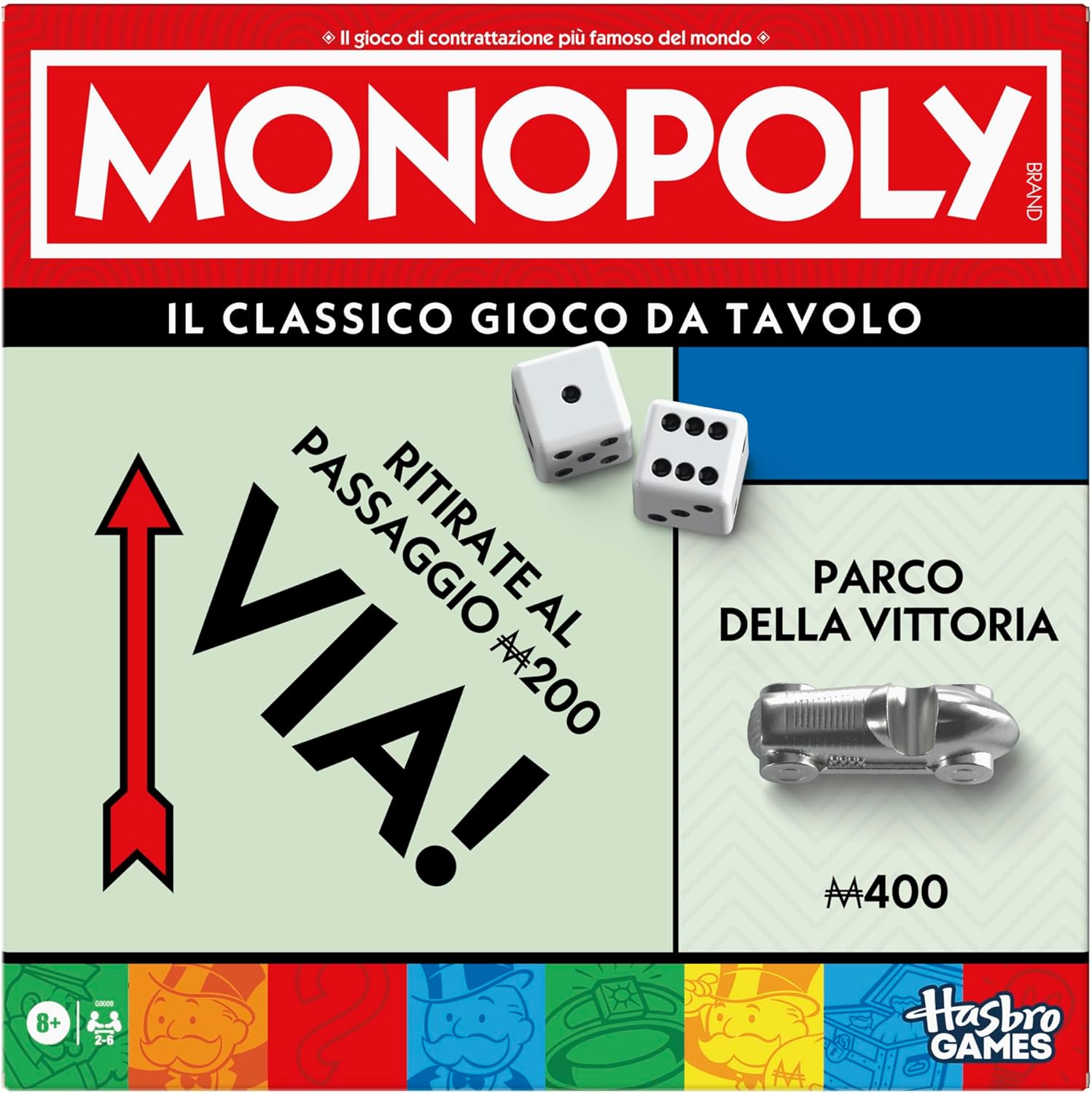 Hasbro - Monopoly Classico FuturArt Pozzuoli
