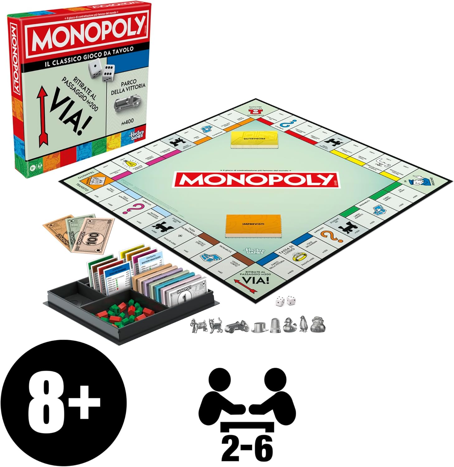 Hasbro - Monopoly Classico FuturArt Pozzuoli