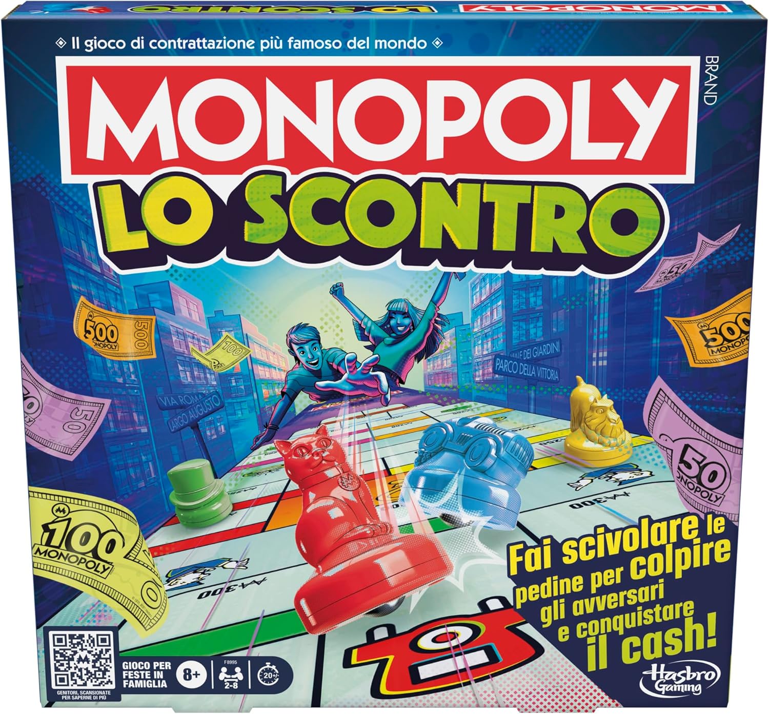 Hasbro Gaming – Monopoly Lo Scontro (Gioco da Tavolo 8+) FuturArt Pozzuoli