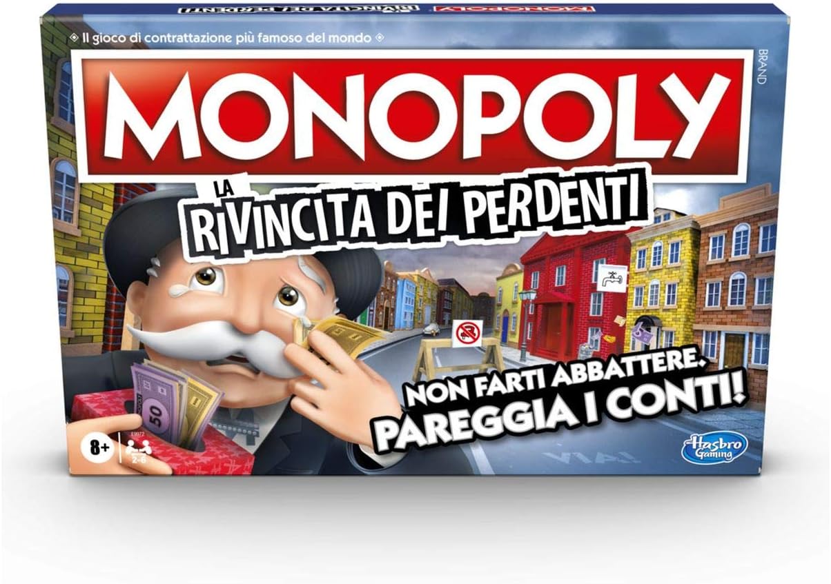 Hasbro – Monopoly Rivincita dei Perdenti (Gioco da Tavolo 2-6 Giocatori) FuturArt Pozzuoli
