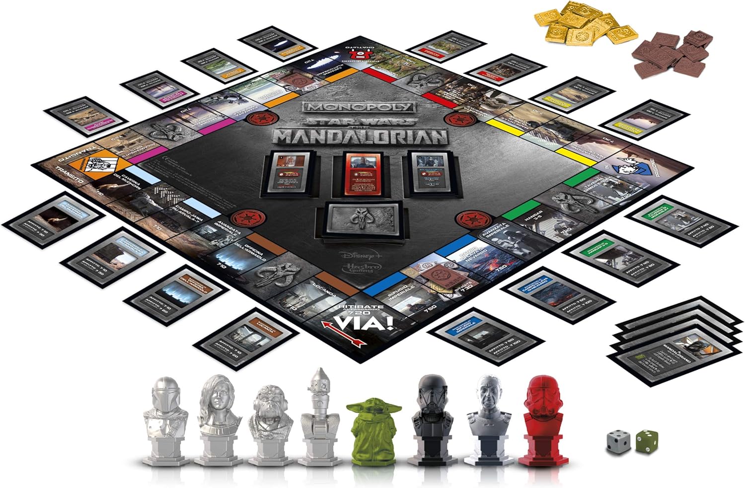 Hasbro – Monopoly Star Wars The Mandalorian (Gioco da Tavolo)
