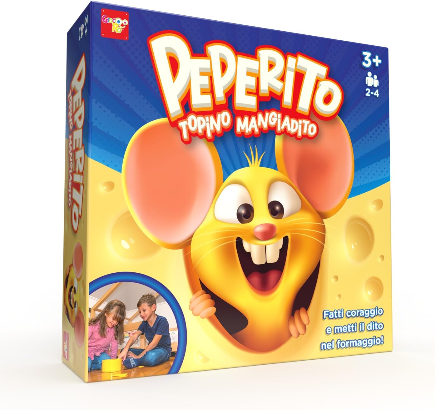 Rocco Giocattoli – Peperito Topino Mangiadito (Gioco da Tavolo 3-5 Anni)