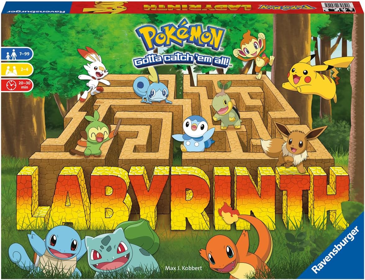 Ravensburger – Labirinto Pokémon (Gioco da Tavolo 7+)