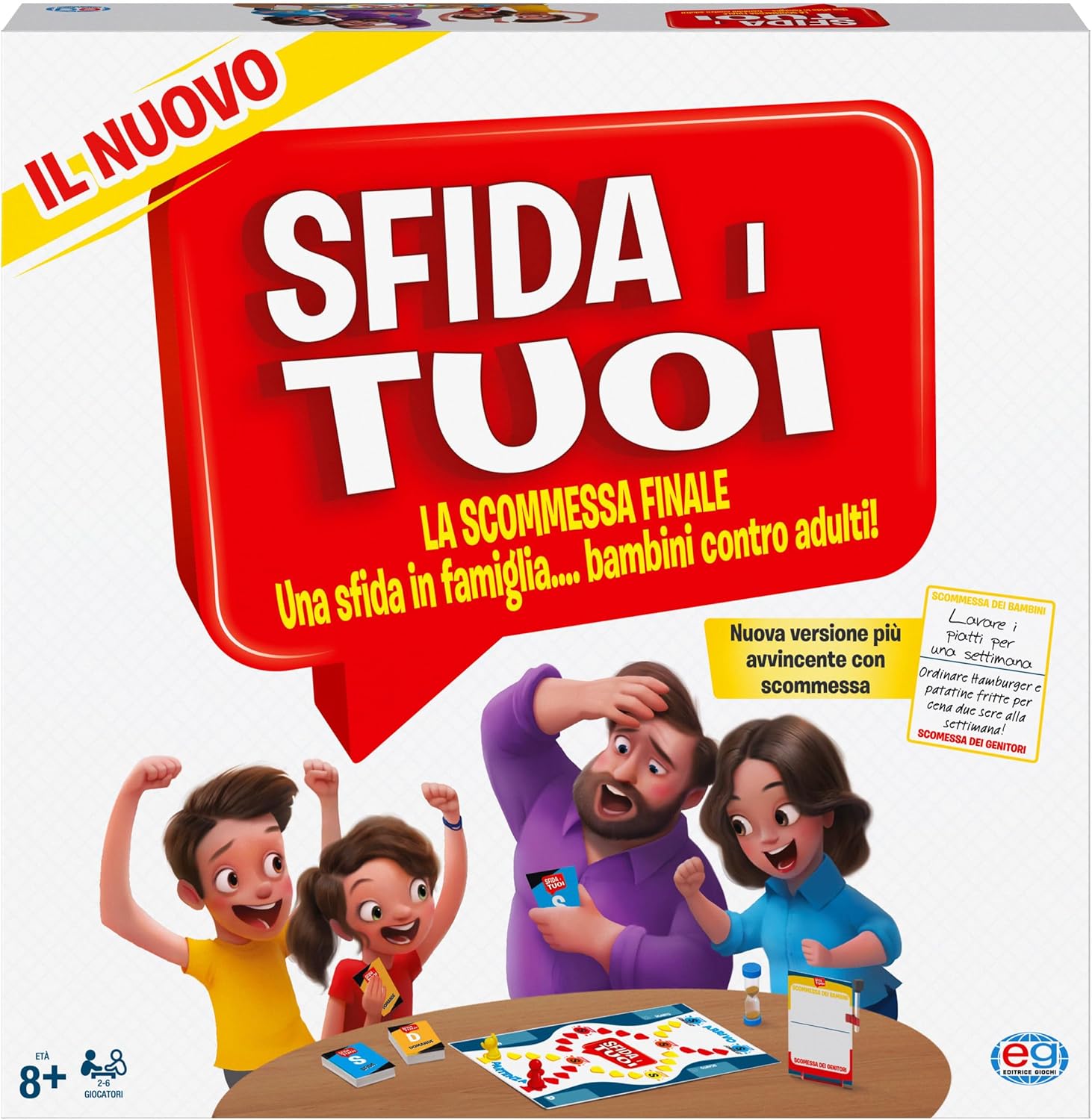 Editrice Giochi – Sfida i Tuoi: La Scommessa Finale (Gioco da Tavolo 8+) FuturArt Pozzuoli