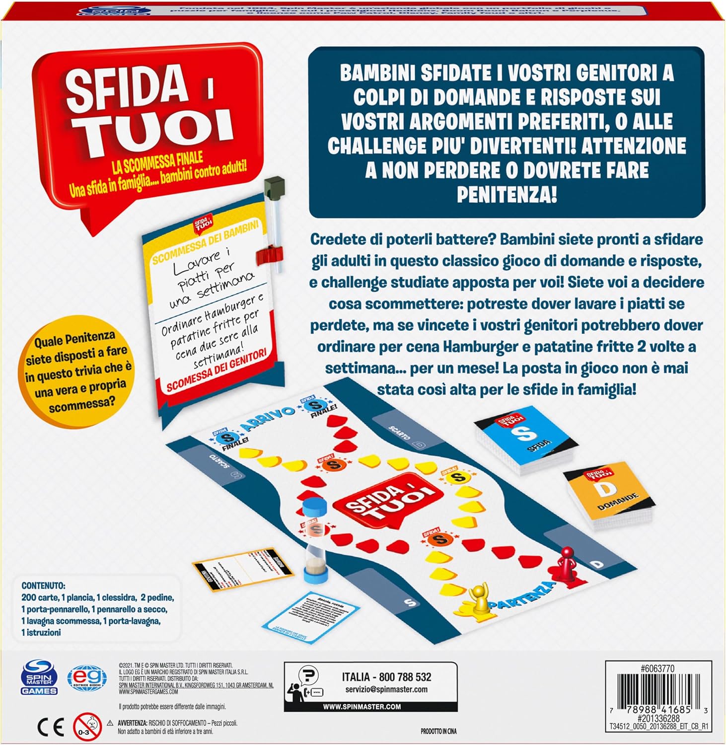 Editrice Giochi – Sfida i Tuoi: La Scommessa Finale (Gioco da Tavolo 8+)